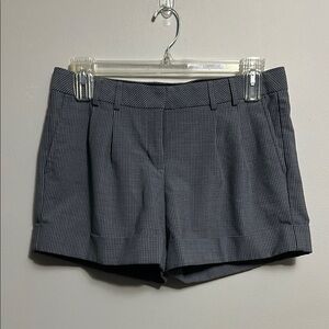 Express Editor Gray plaid dressy Shorts size 10